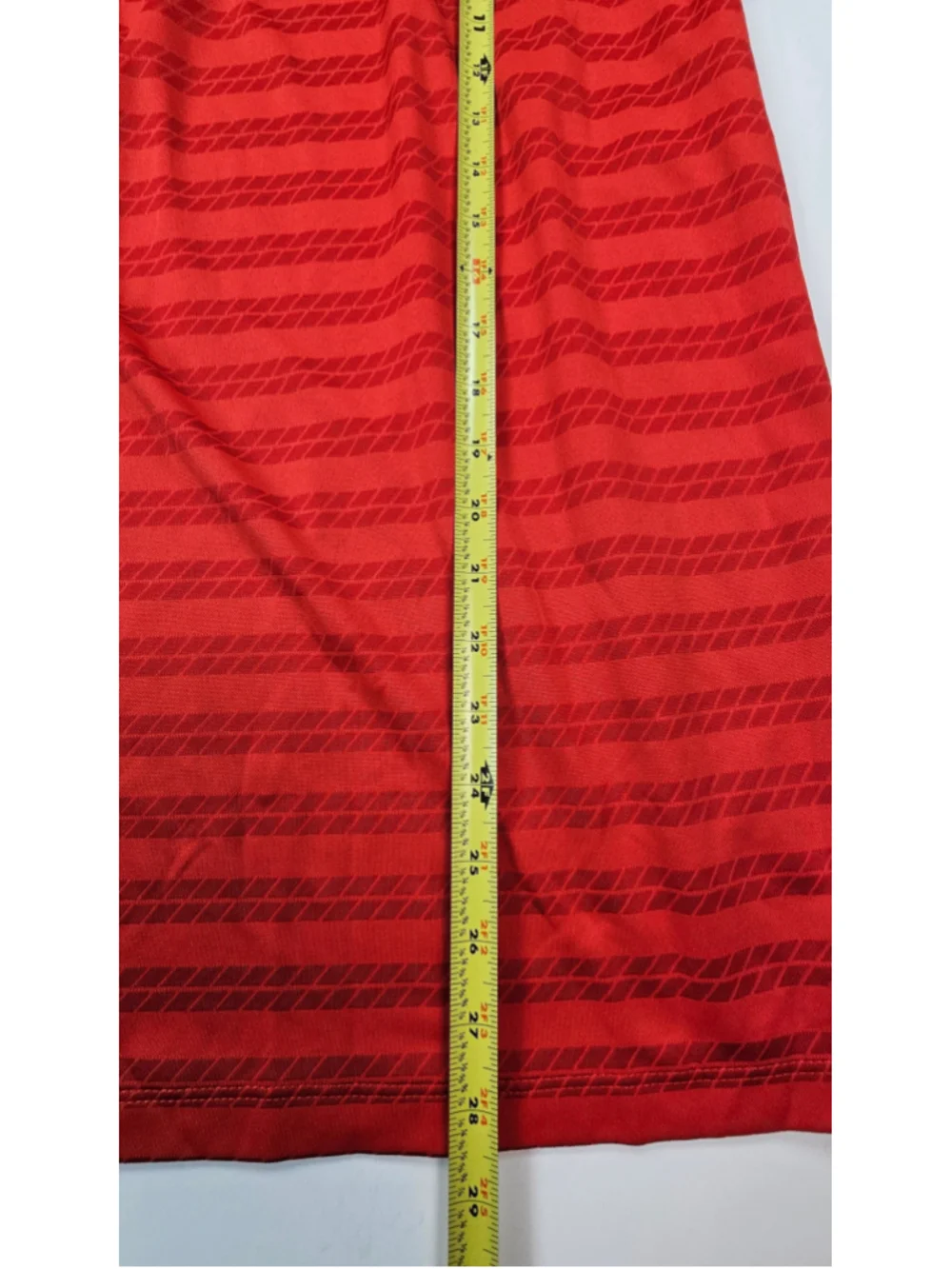 Jordan Dri-FIT Polo Shirt Mens Large Red Striped Jumpman Golf Performance